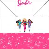 convite caixa barbie