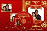Capa de CD e DVD personalizado casamento romântico