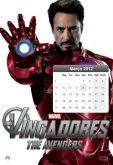 Calendário mês Homem de Ferro