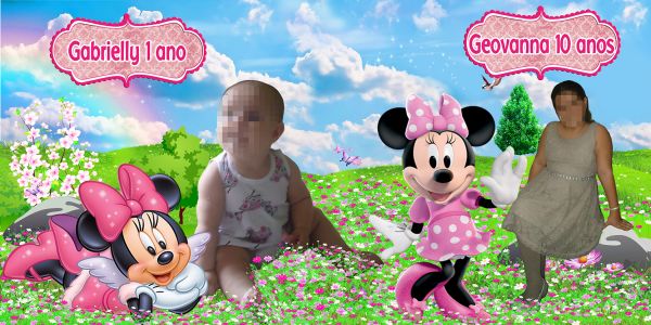 Painel Minie Jardim