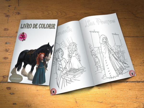 Livro de colorir Valente