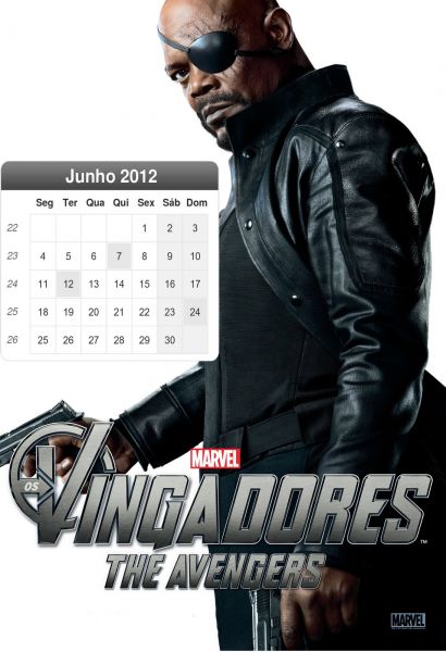 Calendário mês Nick Fury