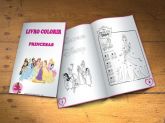 Livro de colorir Princesas