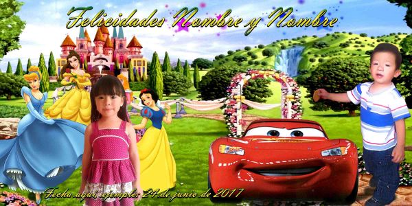 Painel Cars e Princesas