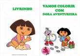 Livro de colorir Dora Aventureira