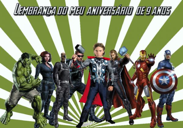 lembrancinha os Vingadores 2