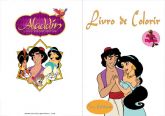Livro de colorir Aladdin