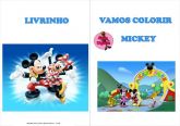 Livro de colorir Mickey