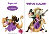 Livro de colorir Rapunzel