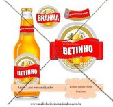 Kit Brahma - Rótulo De Cerveja